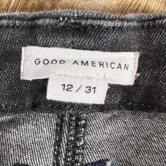 Good American Good Legs Straight Jeans Black Jeans - Picture 4 of 4